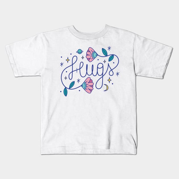 hugs Kids T-Shirt by Paolavk